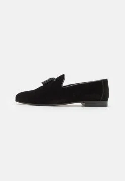 Jean Tassel Loafer - Slip-Ons - Black