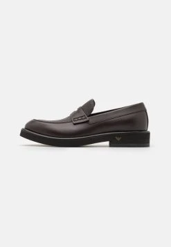Emporio Armani Savile Row - Slip-Ons - Dark Brown