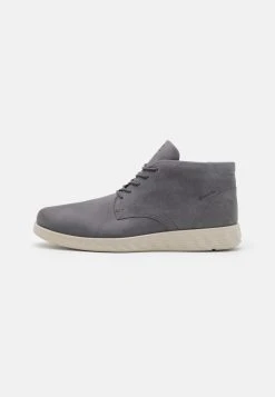 ECCO Lite Hybrid Mid Cut - Casual Lace-Ups - Steel