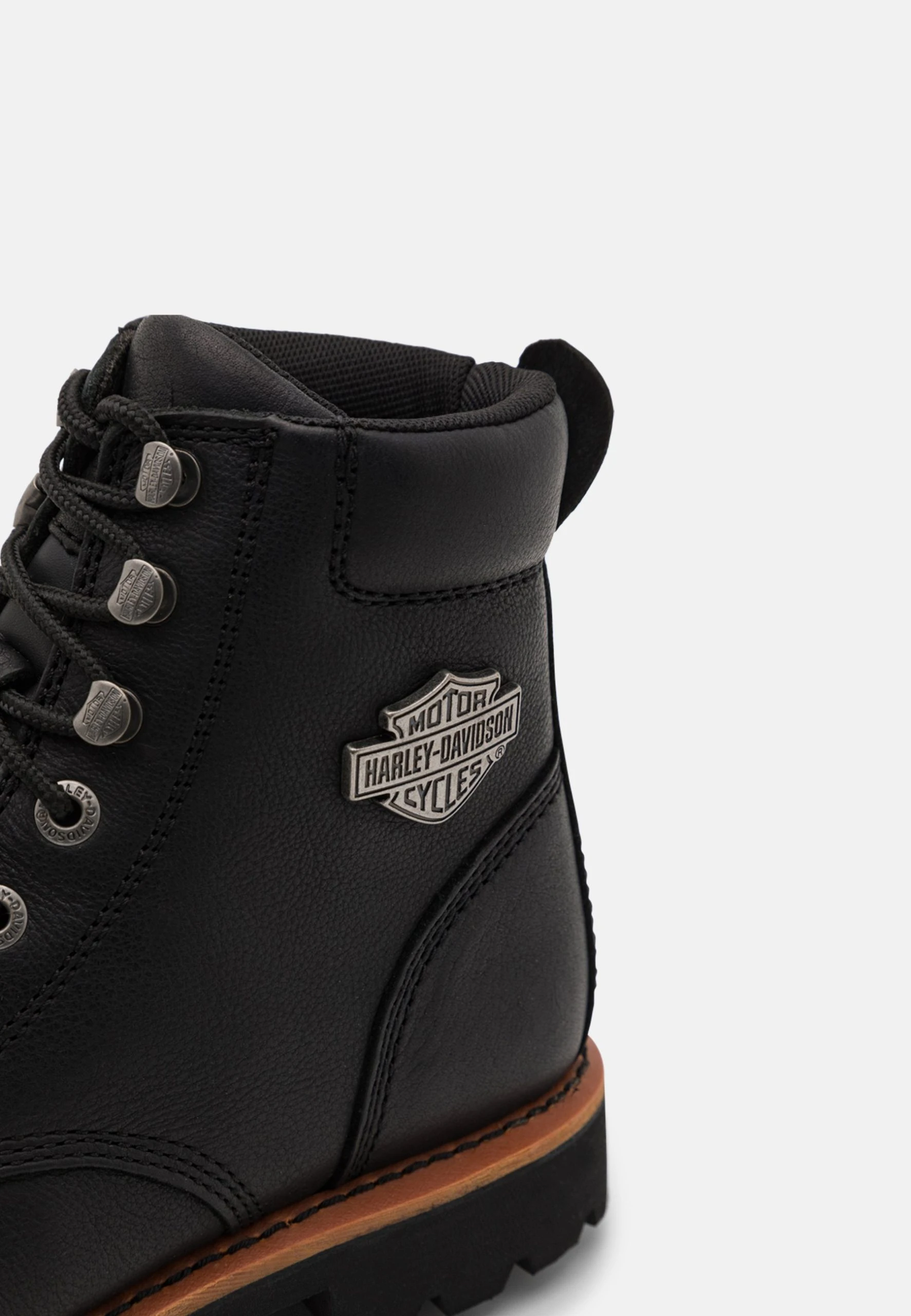 Harley Davidson Vista Ridge - Lace-Up Ankle Boots - Black - Image 6