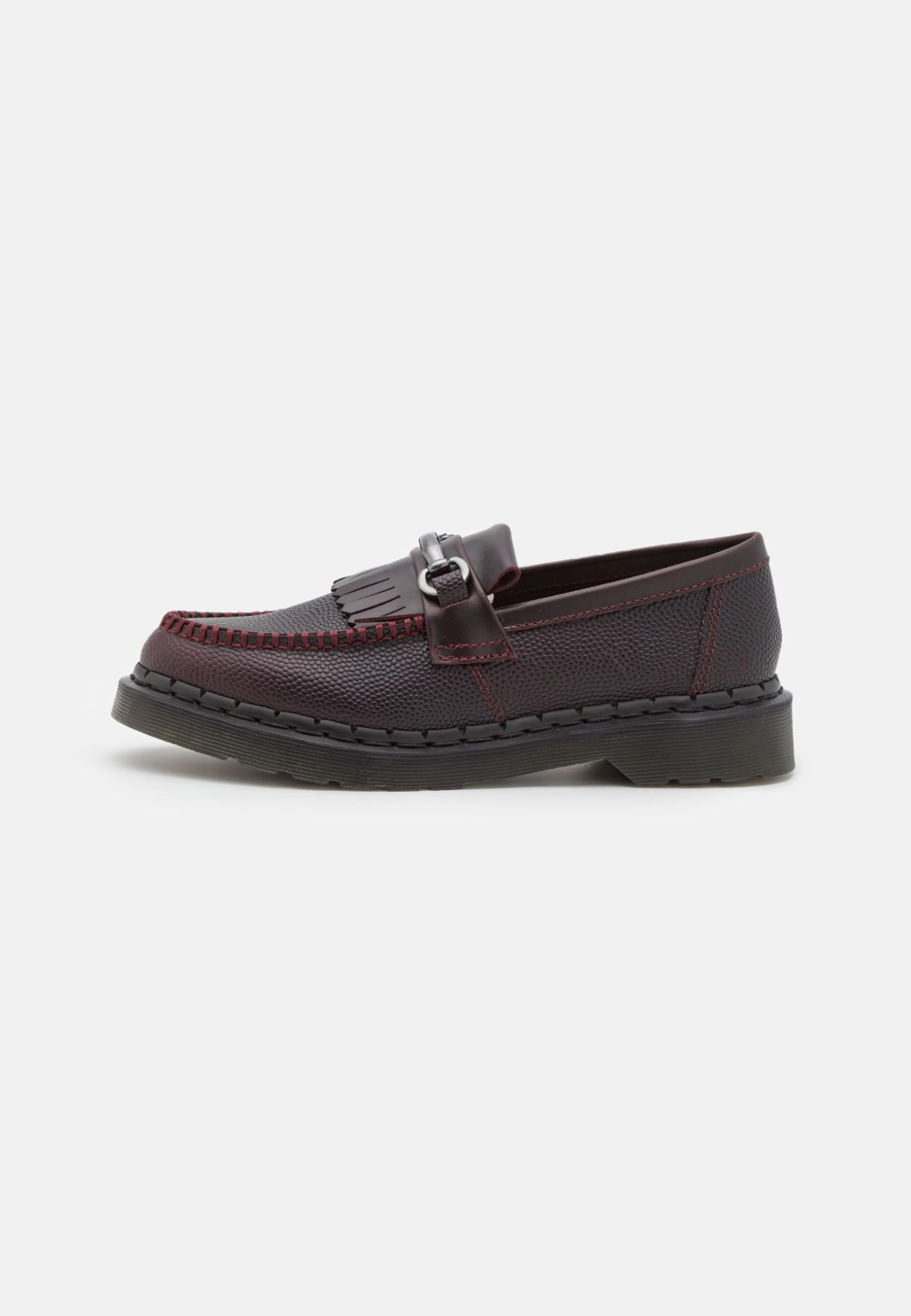 Dr. Martens Adrian Snaffle - Slip-Ons - Oxblood/Pebble Grain