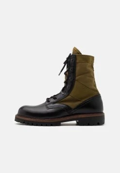 BELSTAFF Trooper - Lace-Up Ankle Boots - Black
