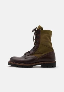 BELSTAFF Trooper - Lace-Up Ankle Boots - Cognac