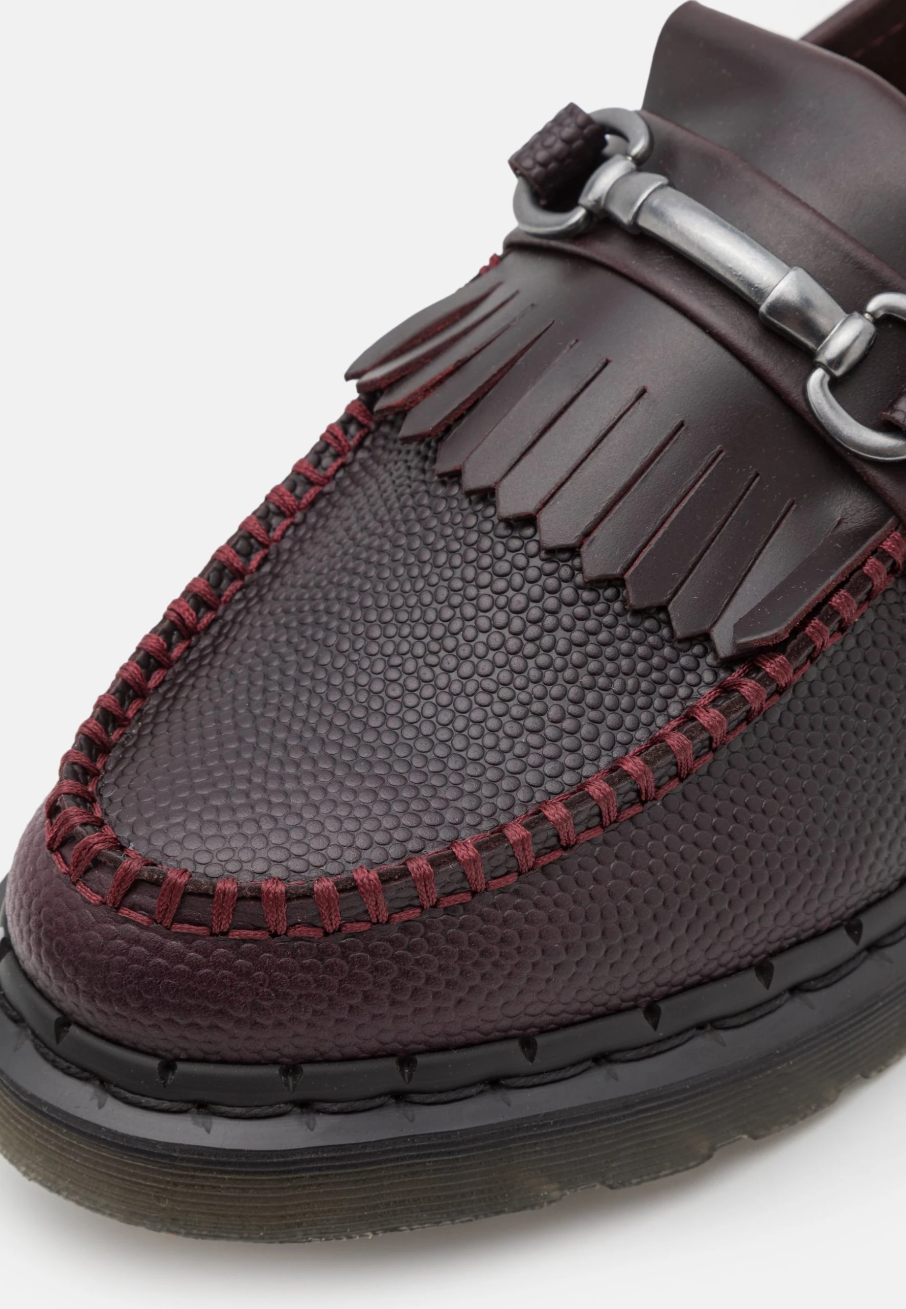 Dr. Martens Adrian Snaffle - Slip-Ons - Oxblood/Pebble Grain - Image 6