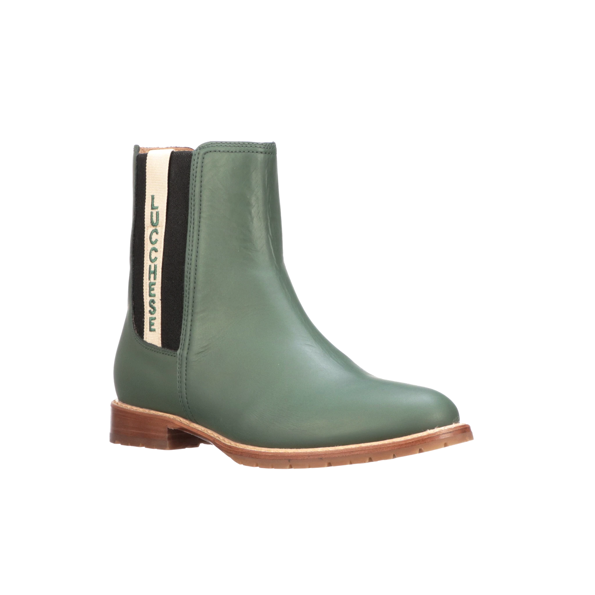 All-Weather Ladies Garden Boot :: Military Green + Black - Image 6