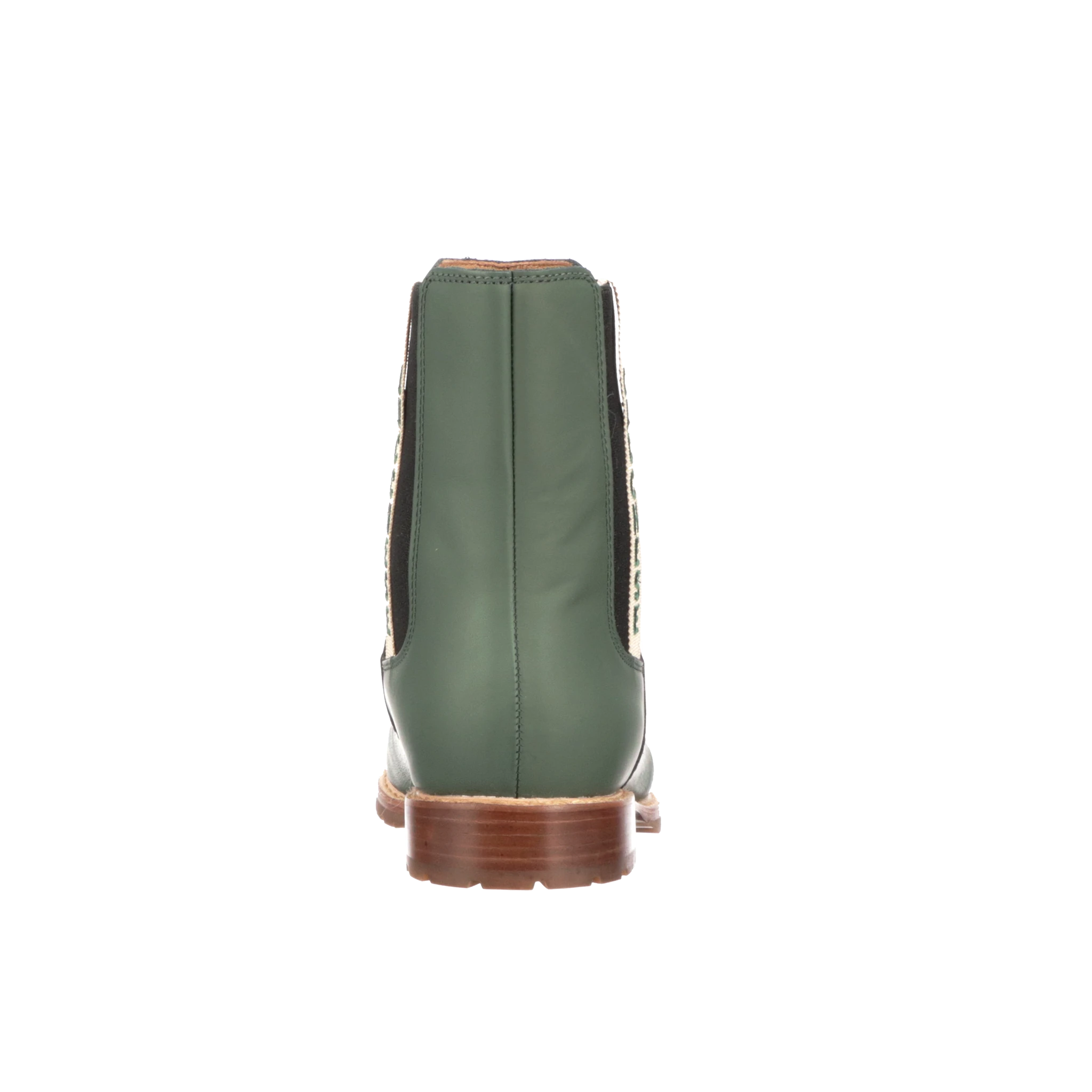 All-Weather Ladies Garden Boot :: Military Green + Black - Image 4