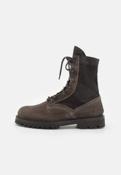 BELSTAFF Trooper - Lace-Up Ankle Boots - Ebony