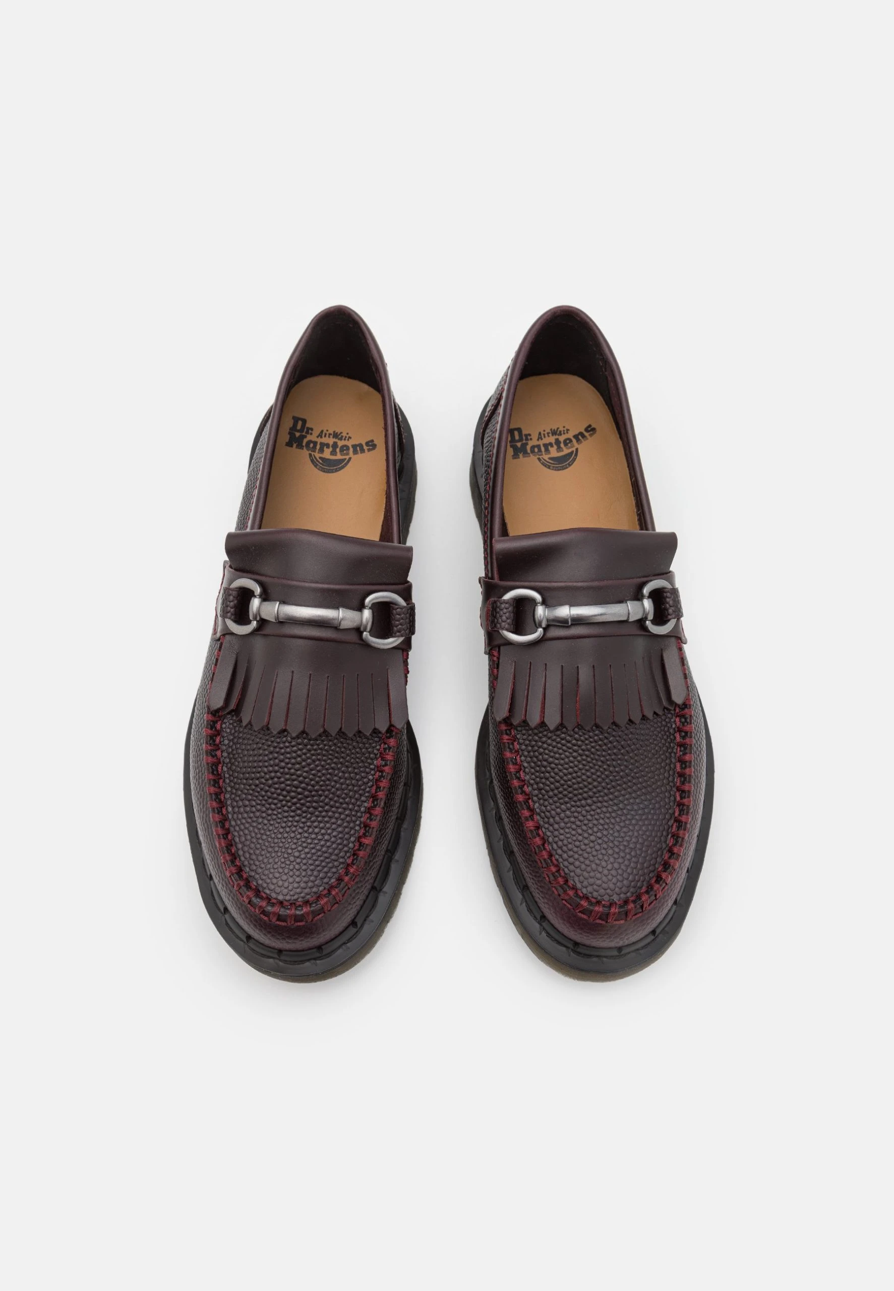 Dr. Martens Adrian Snaffle - Slip-Ons - Oxblood/Pebble Grain - Image 4