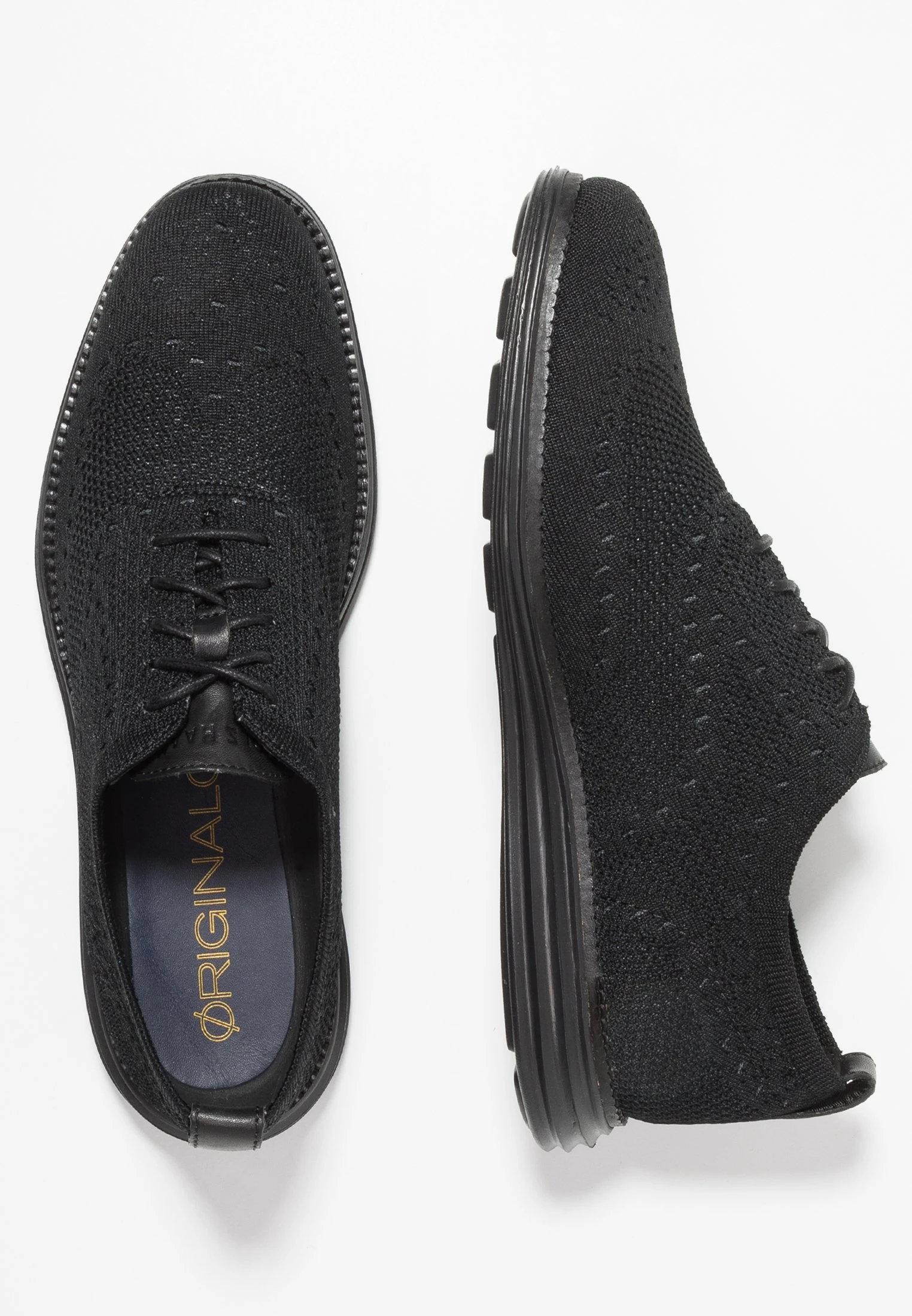 Cole Haan Originalgrand Stitchlite Wingtip Oxford - Casual Lace-Ups - Black - Image 2