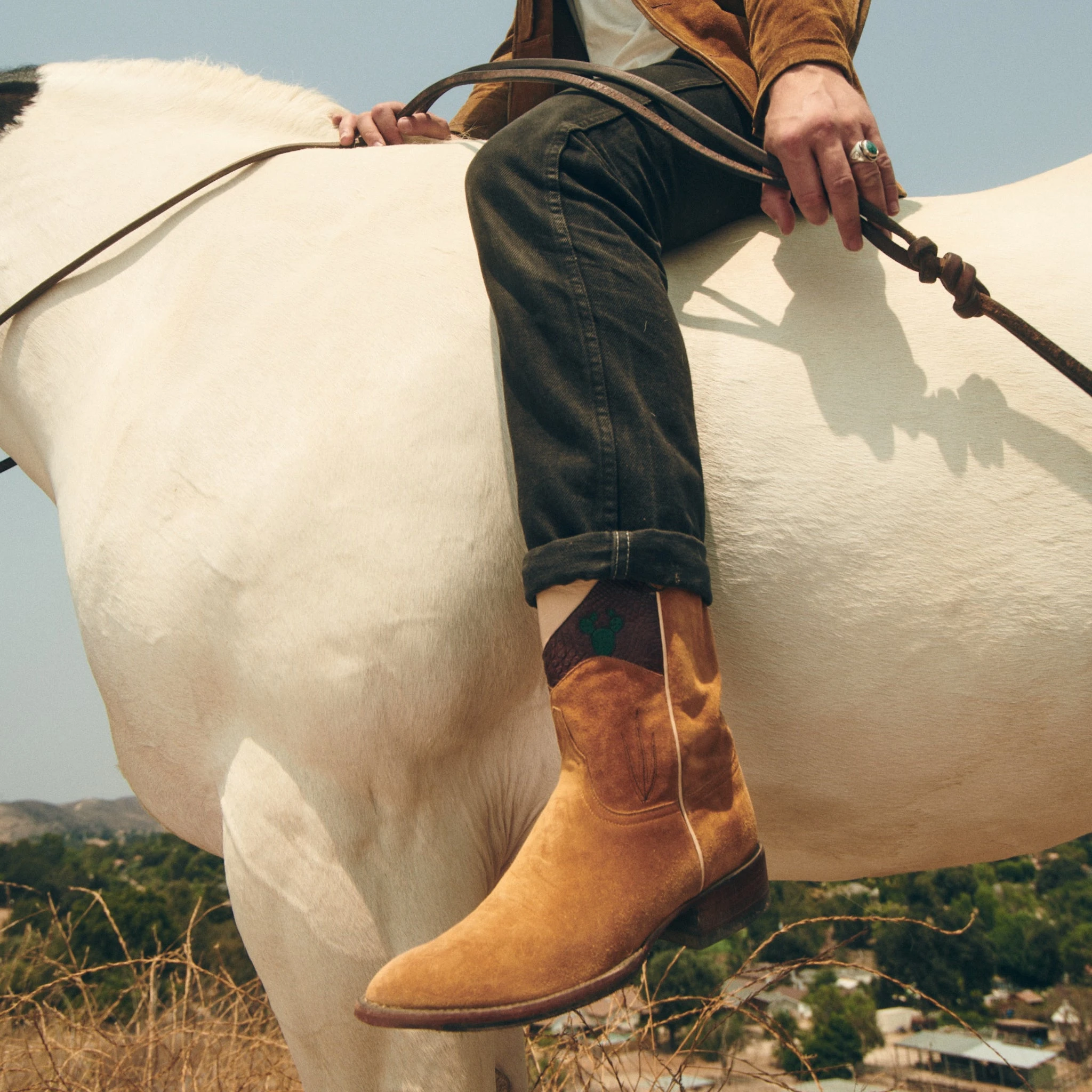 Men's White Sands :: Cognac - Image 4