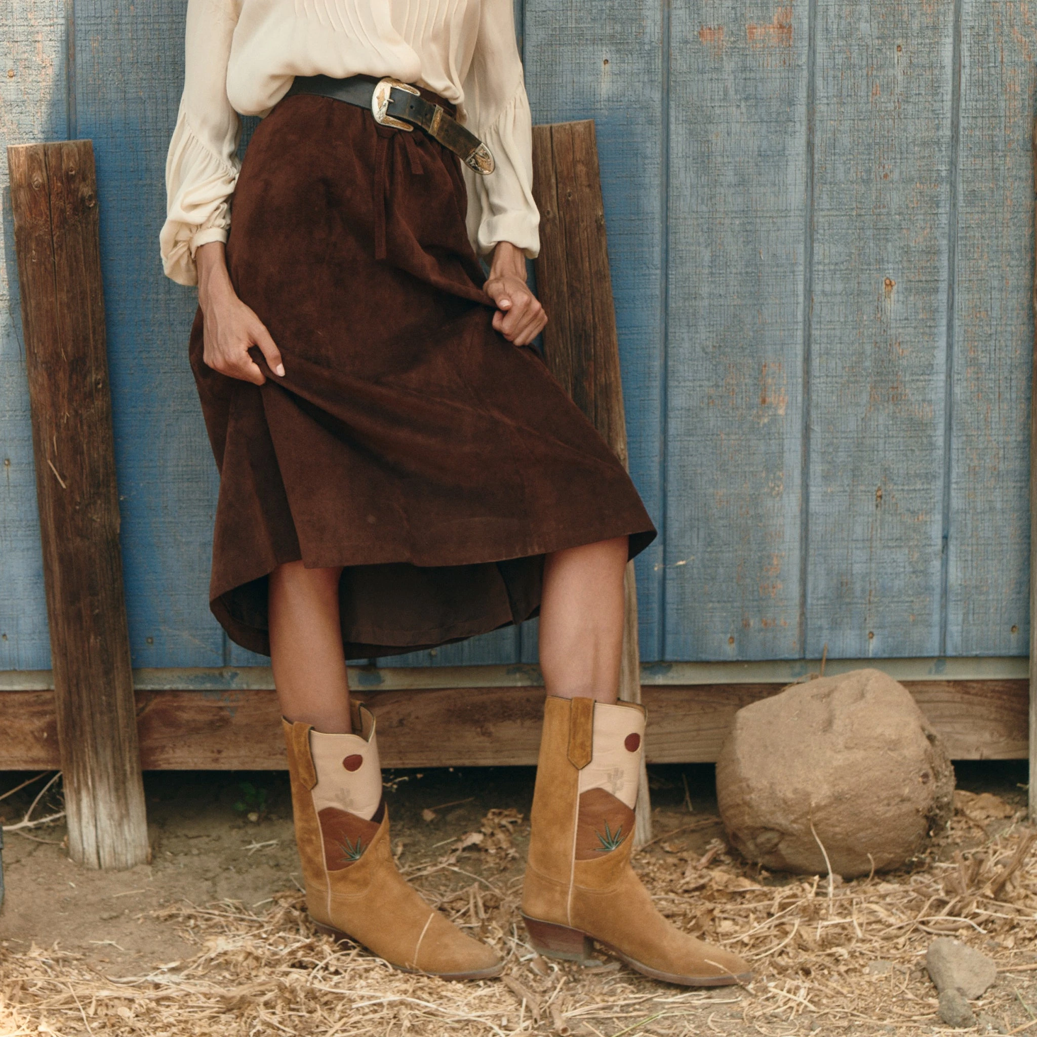 Women's White Sands :: Cognac - Image 5