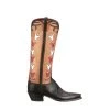 Ladies Tall Tulip :: Black + Rust