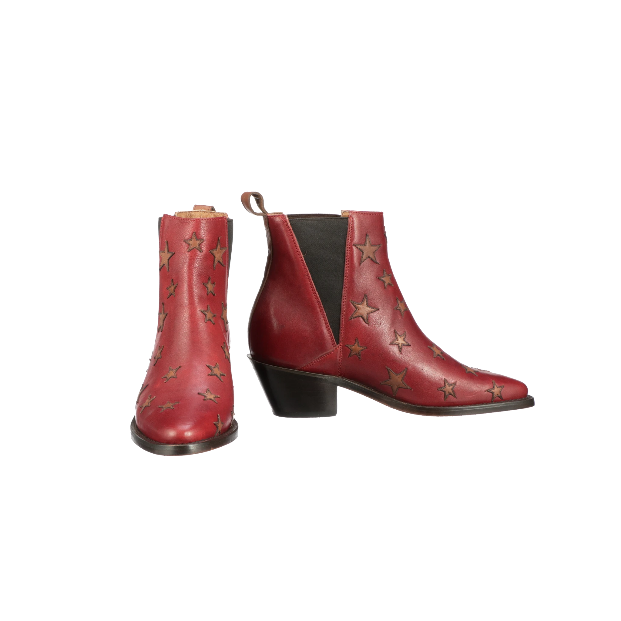 Estrella Chelsea :: Red + Tan