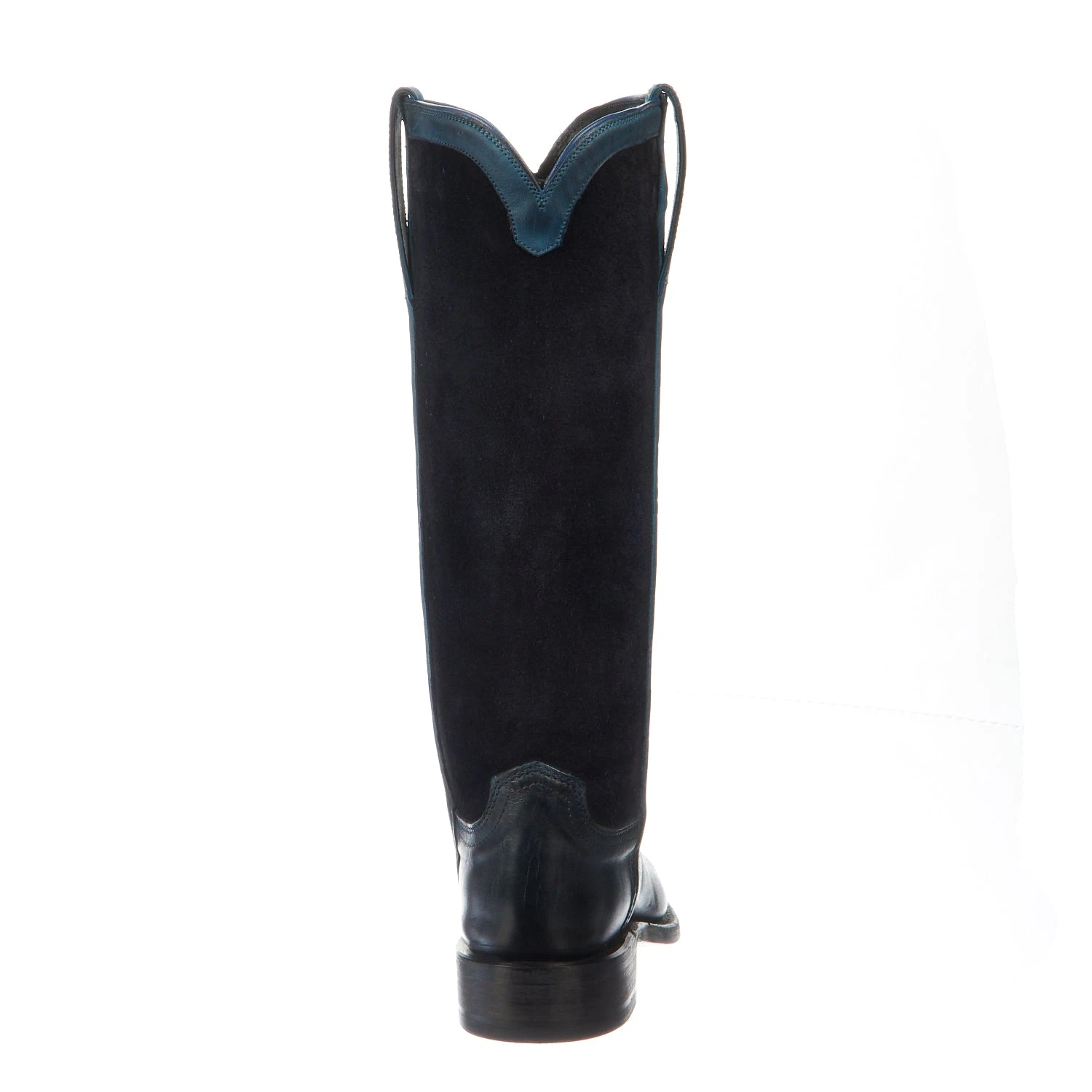 Torero Straight Roper :: Ocean Blue + Captain Blue Suede - Image 6