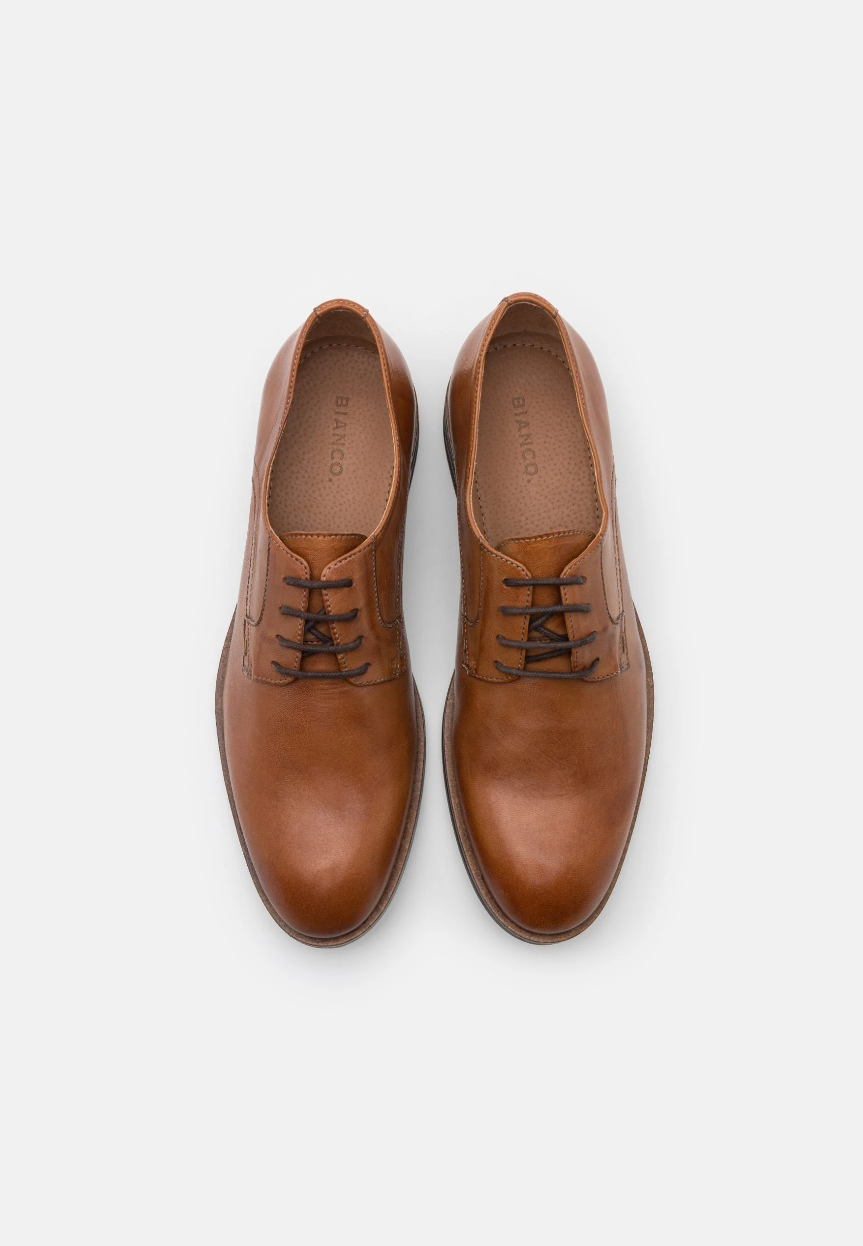 Bianco Biabyron Derby- Smart Lace-Ups - Brandy - Image 4