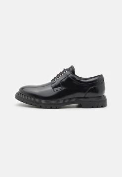 Les Deux Toby Chunky Derby - Lace-Ups - Black