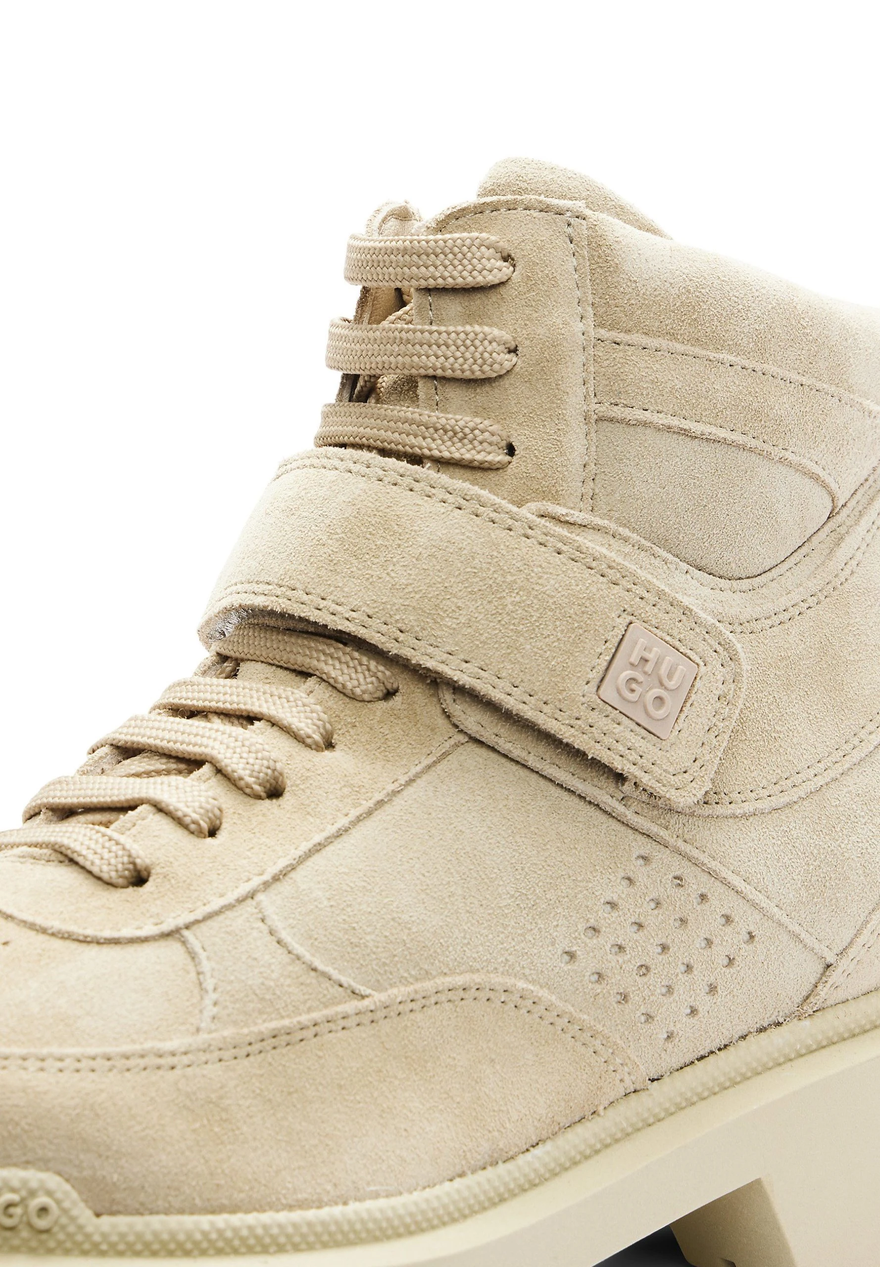 Hugo Denzel-Halb-Sd - Lace-Up Ankle Boots - Medium Beige - Image 3