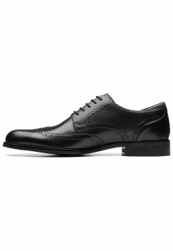 Clarks Business - Lace-Ups - Black Leather