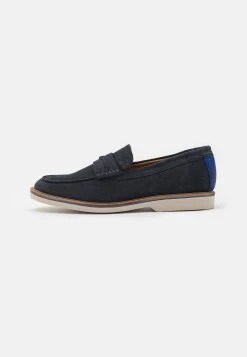 Clarks Atticus- Slip-Ons - Navy