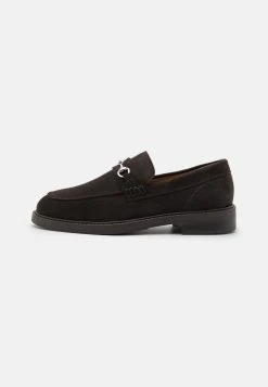 Selected Homme Slhblake Suede Horsebit Loafer B - Slip-Ons - Demitasse