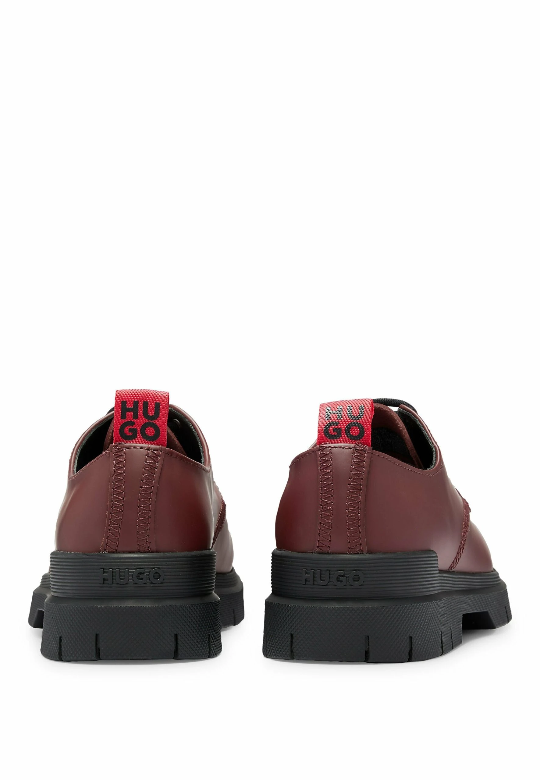 Hugo Ryan Derb Lt - Casual Lace-Ups - Dark Red One - Image 3