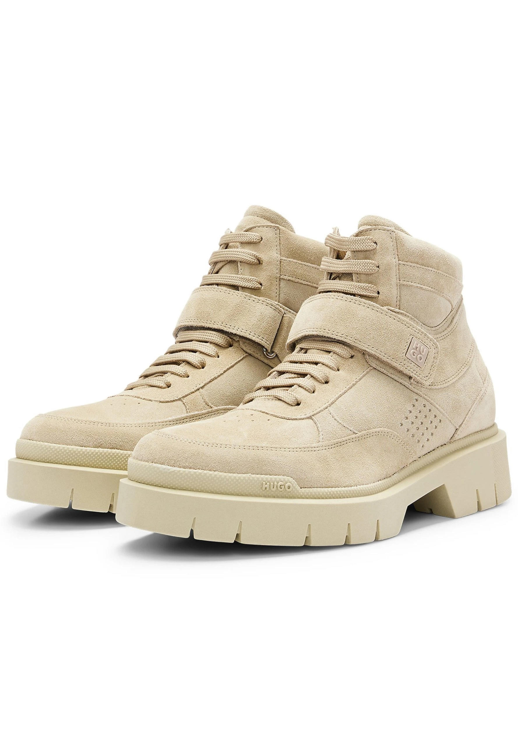 Hugo Denzel-Halb-Sd - Lace-Up Ankle Boots - Medium Beige - Image 2