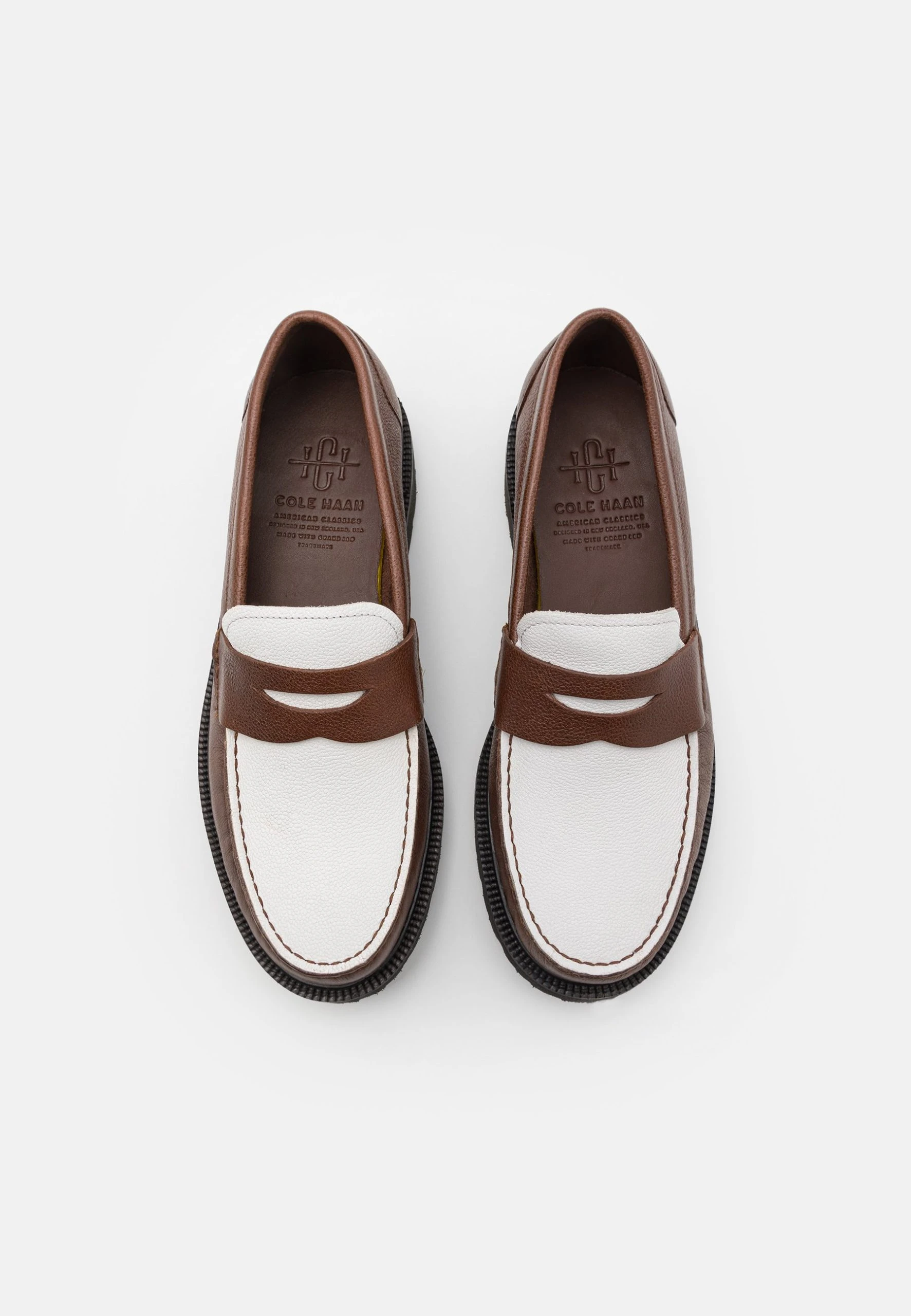 Cole Haan American Classics Penny Loafer - Slip-Ons - Chestnut Spectator - Image 4