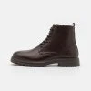 Bianco Biagil Laced Up Boot - Lace-Up Ankle Boots - Dark Brown