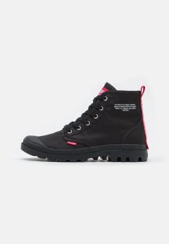 Palladium Pampa Hi Dare Unisex - Lace-Up Ankle Boots - Black